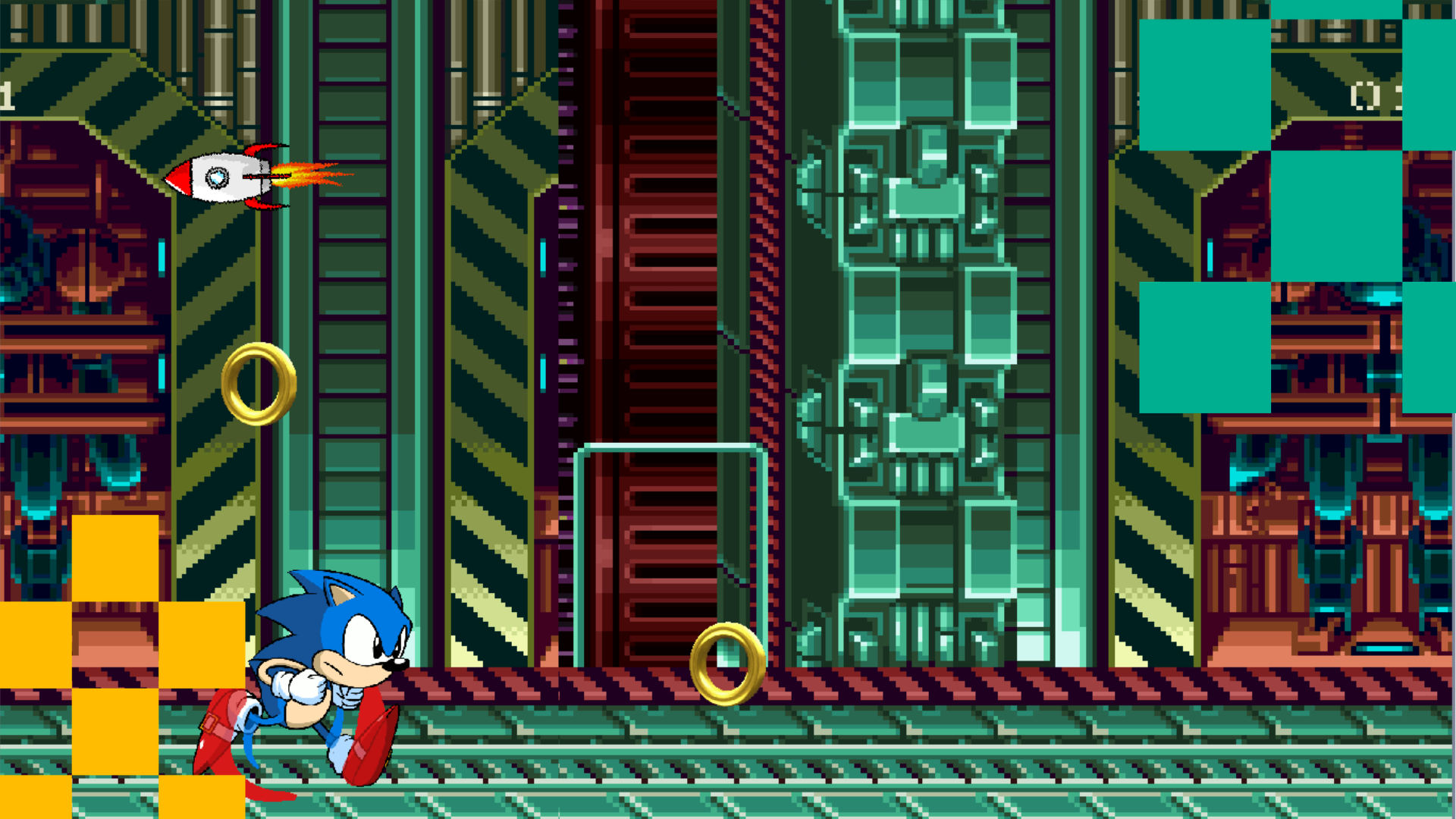 Hasil karya siswa Sonic Game