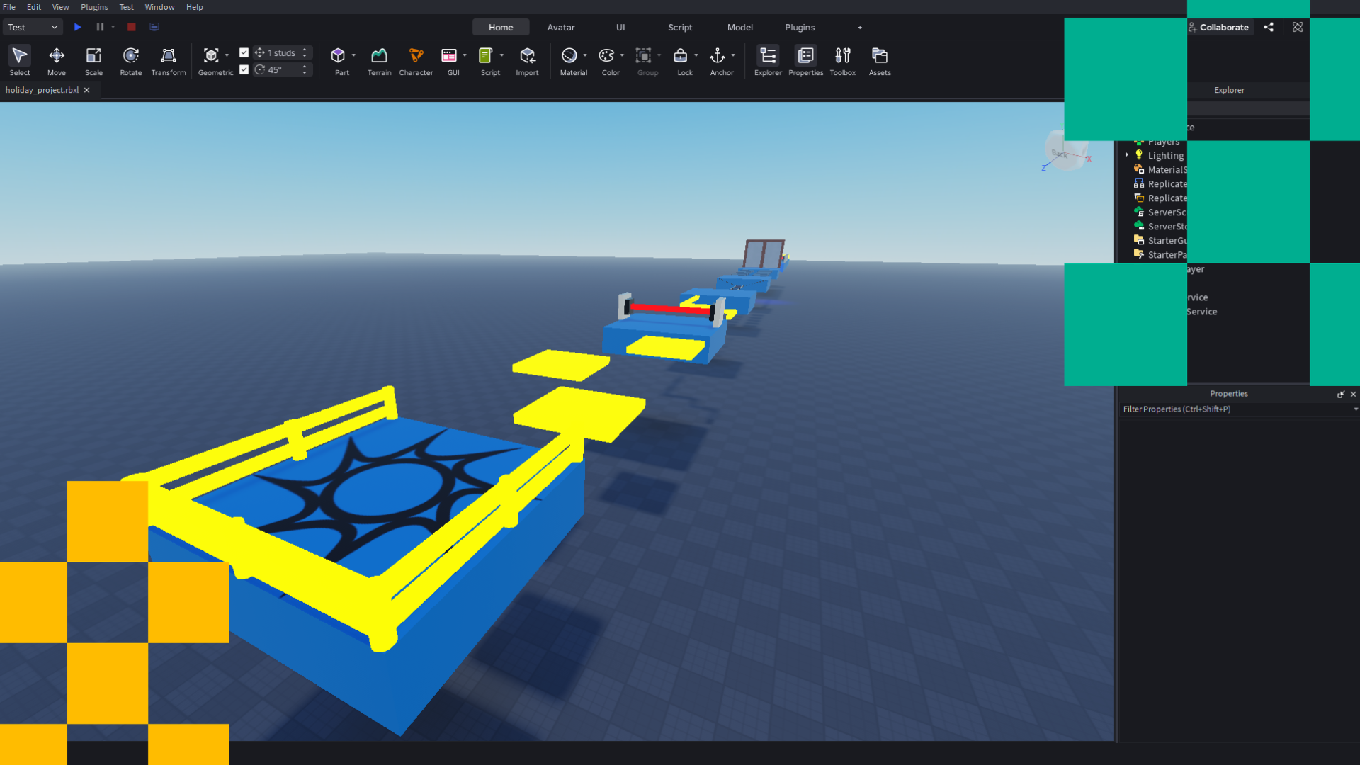 Hasil karya siswa Obby Game