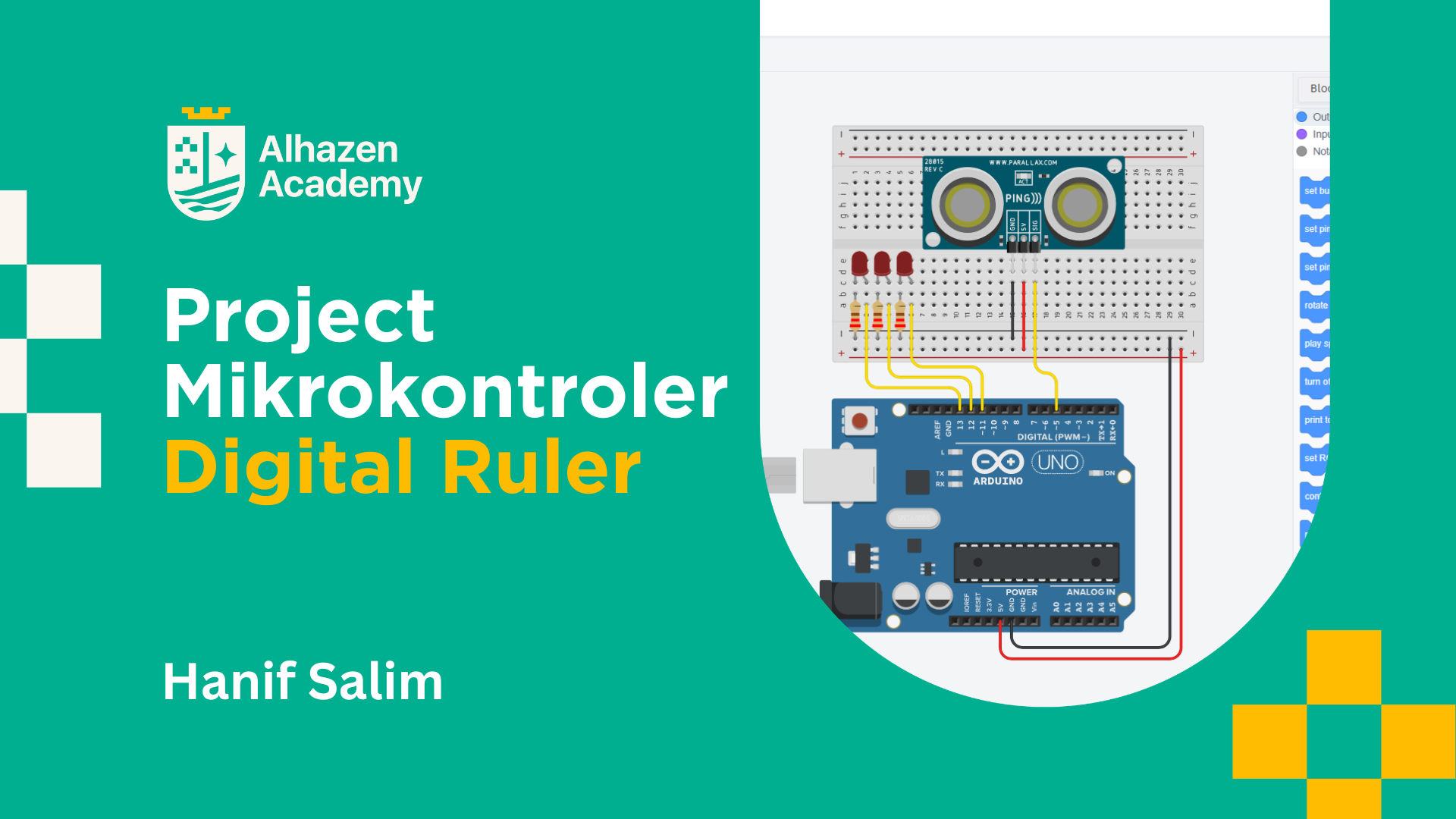 Hasil karya siswa Digital Ruler