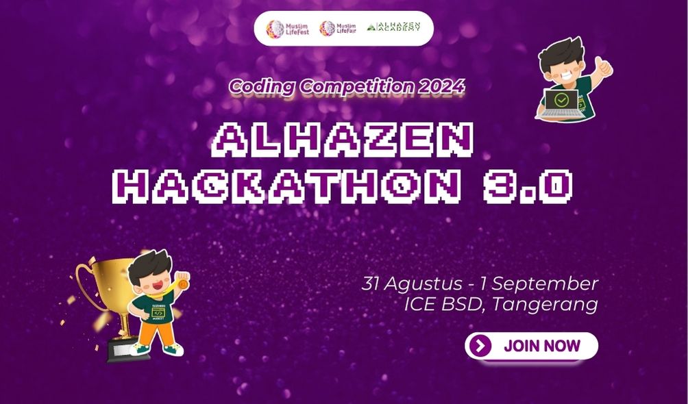 Banner Lomba Coding 2024 Alhazen Hackathon 3.0