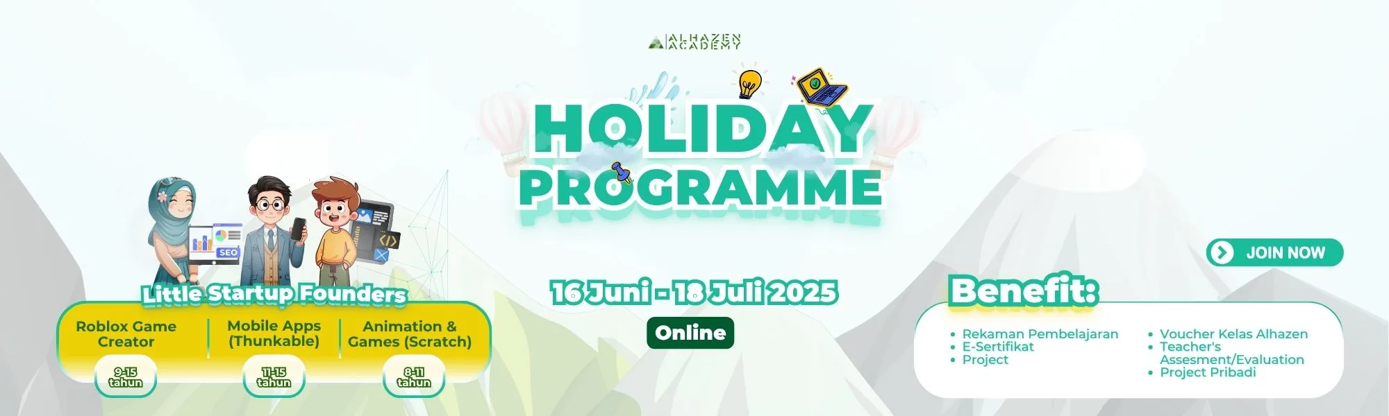 Alhazen academy holiday program juni 2025