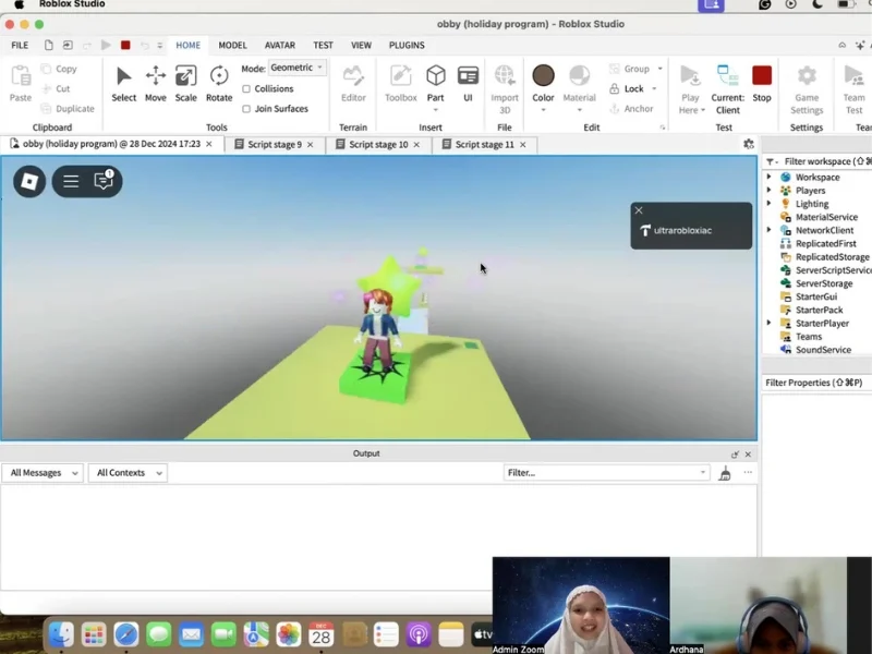 Galeri kelas roblox holiday program