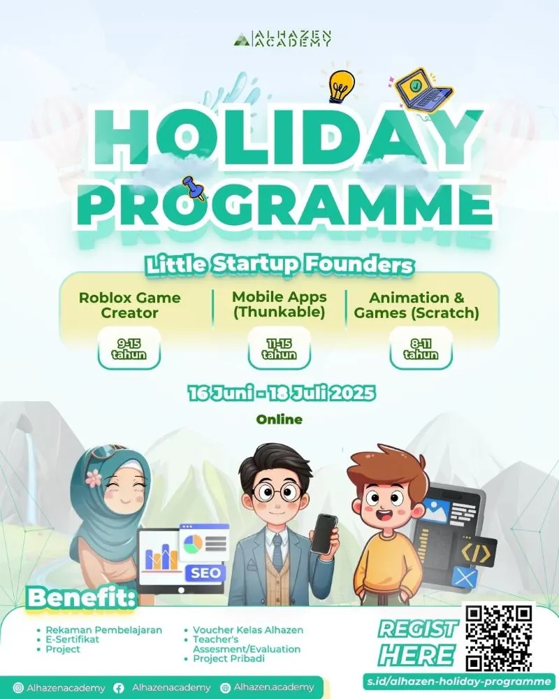 Poster Alhazen Holiday Program Juni 2025